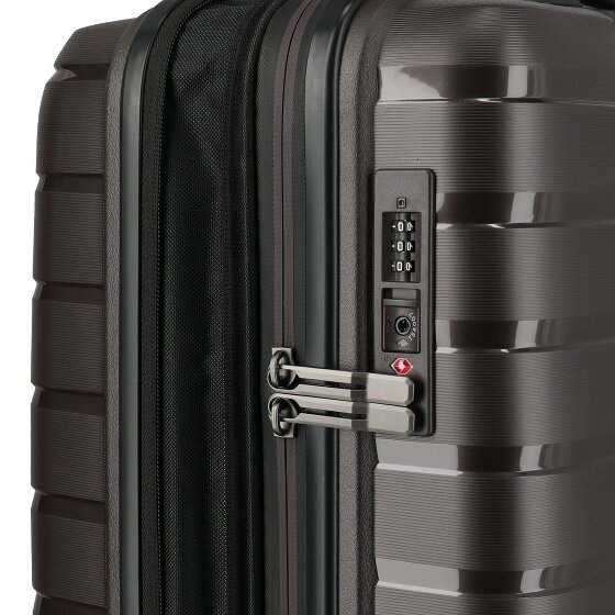 Travelite Air Base 4 ruedas Carro de la cabina 55 cm con pliegue de expansión