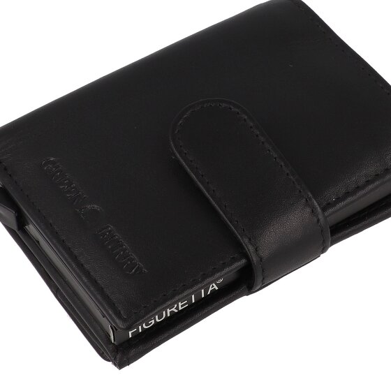 Greenburry Estuche para tarjetas de crédito Protección RFID Piel 8 cm