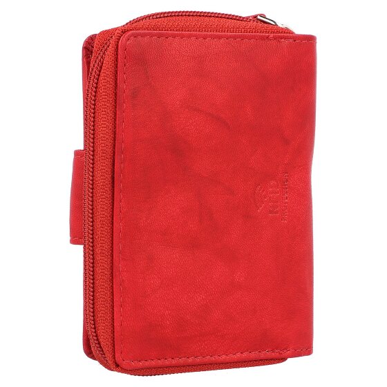 Greenburry Billetera básica de cuero RFID 9 cm