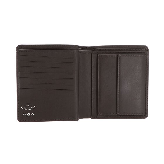 Golden Head Polo Cartera Bloqueo RFID Piel natural 13 cm