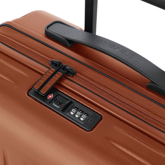 Travelite Dynamiic 4 ruedas Carro de la cabina 55 cm con pliegue de expansión