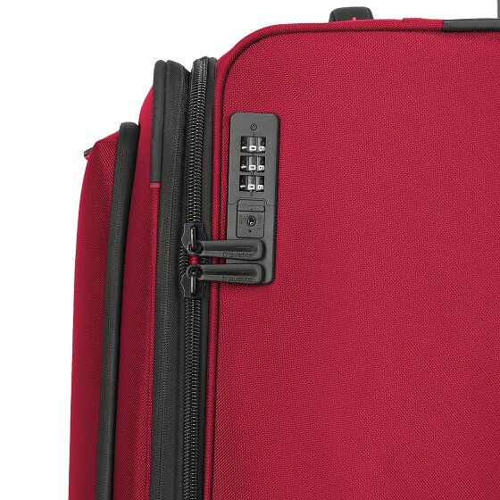 Travelite Crosslite 4 ruedas Carrito XL 81 cm con pliegue de expansión