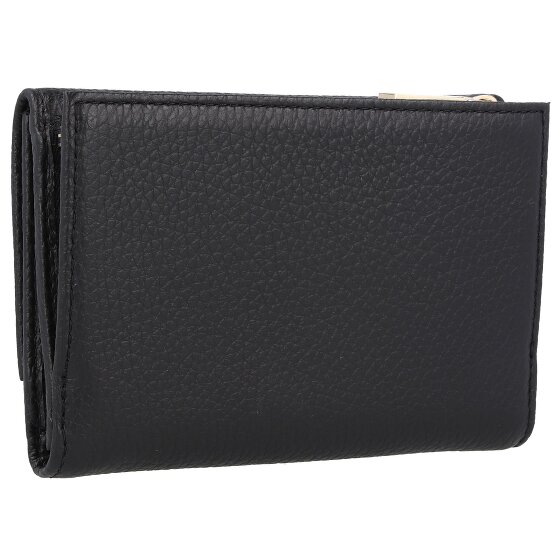 Coccinelle Cartera de piel blanda metalizada 14 cm