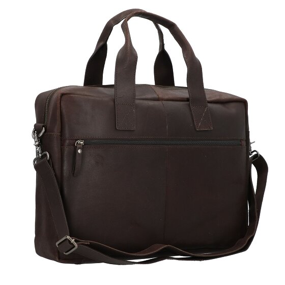 Burkely Maletín Vintage River Piel 41 cm Compartimento para portátil