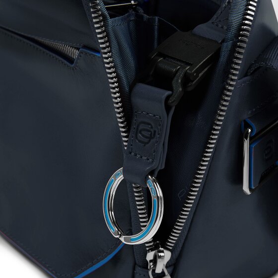 Piquadro Blue Square Bolsa de hombro Piel 27 cm