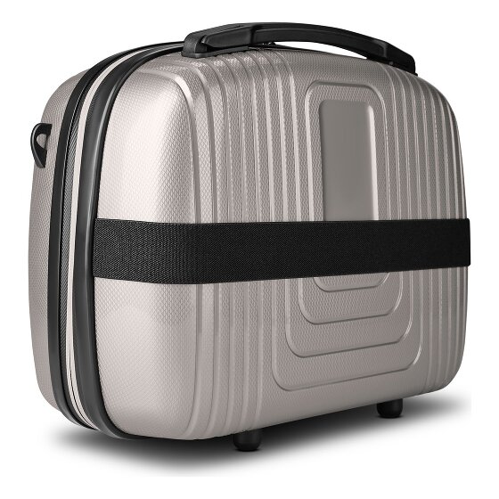 Redolz Essentials14 Juego de maletas de 4 ruedas Beautycase 4pcs con compartimento para portátil plegable expansible