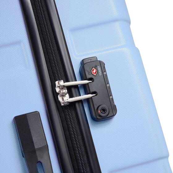 Delsey Paris x United Colors of Benetton Now Juego de maletas rígidas de 4 ruedas de 3 piezas con pliegue extensible