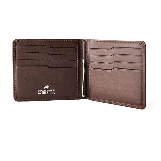 Braun Büffel Golf 3.0 Estuche para tarjetas de crédito Protección RFID Piel 9 cm