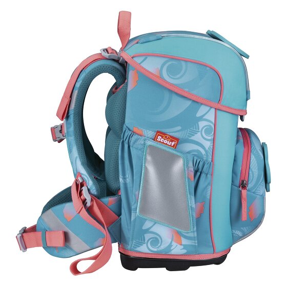 Scout Neo Exklusiv Safety Light Juego de mochilas escolares 5 piezas