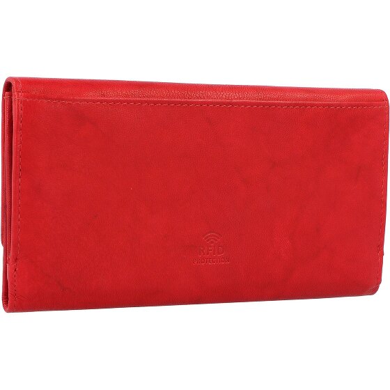 Greenburry Billetera básica de cuero RFID 19 cm