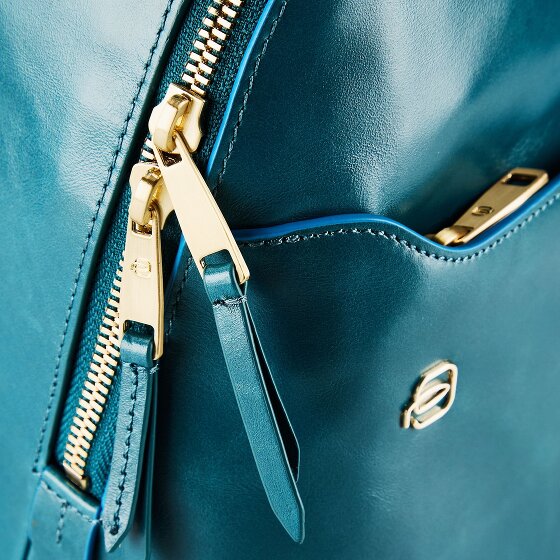Piquadro Blue Square Mochila de la ciudad Piel 30 cm