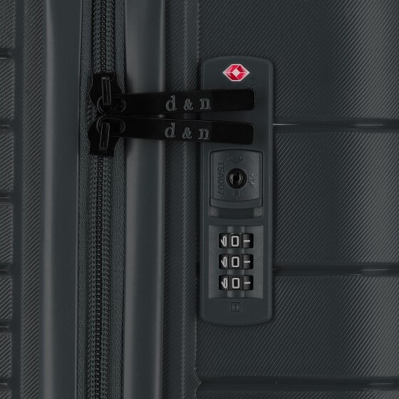 d&n Travel Line 4600 4 ruedas Juego de maletas 3 piezas