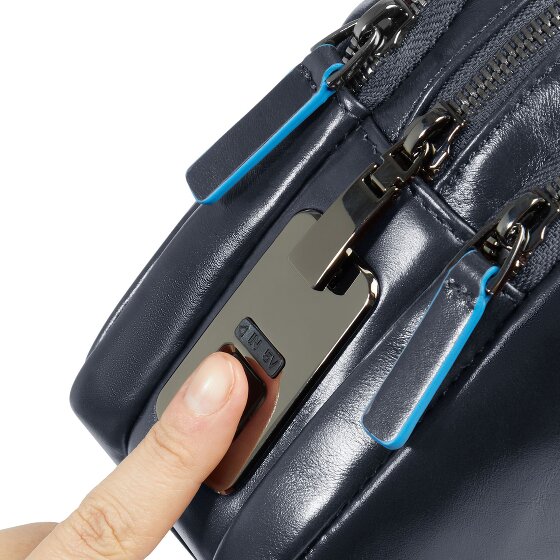 Piquadro Blue Square Bolsa de hombro Piel 23 cm