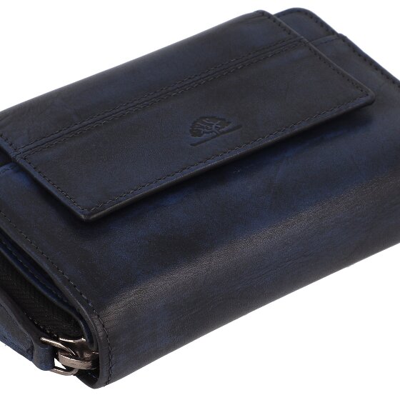 Greenburry Destressed Cartera Protección RFID Piel 13.5 cm
