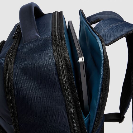 Piquadro W129 Mochila de viaje Compartimento para portátil de 46 cm con pliegue de expansión
