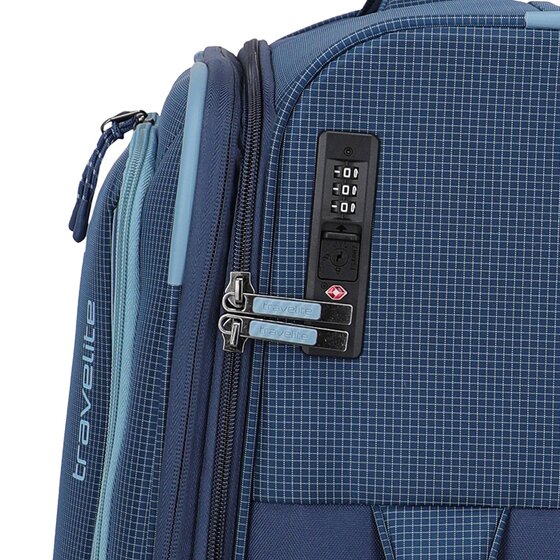 Travelite Corsiica 4 ruedas Carrito M 67 cm con pliegue de expansión