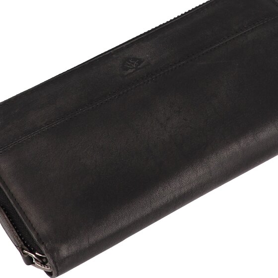 Greenburry Destressed Cartera Protección RFID Piel 19 cm