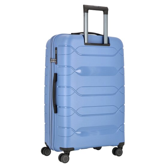 Polestream Strz by Asteroid 4 ruedas Carrito L 74 cm con pliegue de expansión