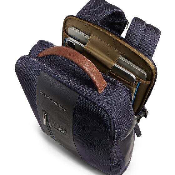 Piquadro Carta Mochila RFID 41 cm Compartimento para portátil