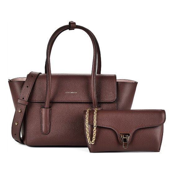 Coccinelle Double Beat Bolsa de hombro Piel natural 31 cm