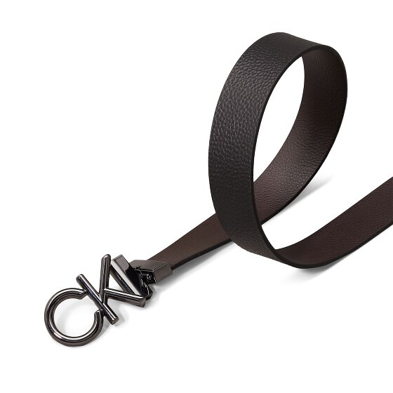 Calvin Klein CK Metal Bombe Cinturón Piel