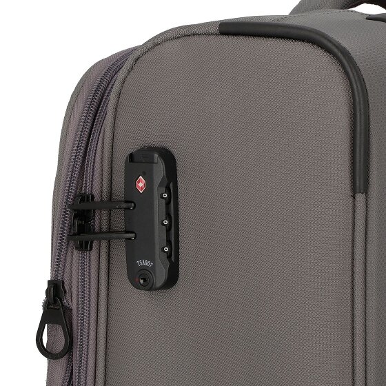 d&n Travel Line 9704 4 ruedas Trolley de cabina S 55 cm Con fuelle expandible