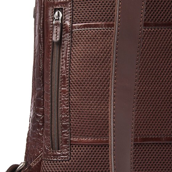 Castelijn & Beerens Emma Mochila de día Protección RFID Piel 41 cm Compartimento para el portátil