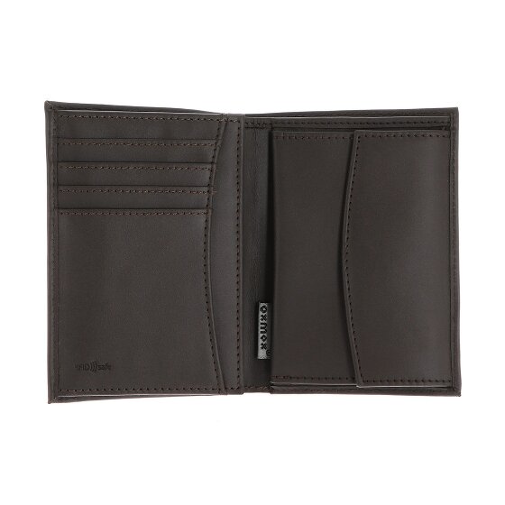 oxmox Leather Cartera Bloqueo RFID Piel natural 10 cm