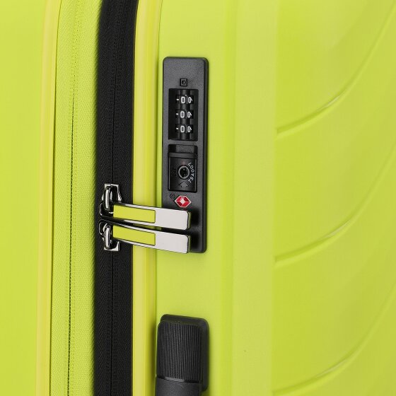 Travelite Burano 4 ruedas Juego de maletas 3 piezas con pliegue de expansión