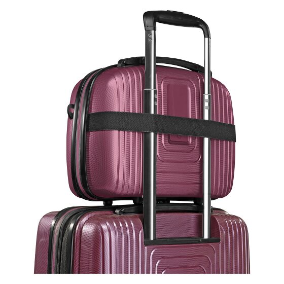 Redolz Juego de maletas Essentials 14 de 4 ruedas + neceser 4 pzs. con pliegue extensible