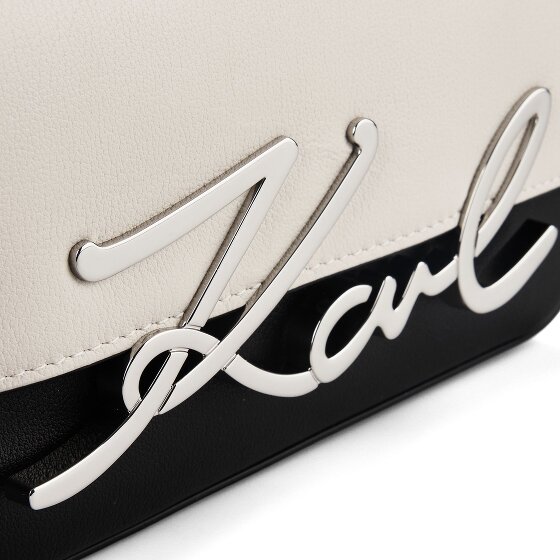 Karl Lagerfeld Signature 2.0 Bolsa de hombro Piel natural 22 cm