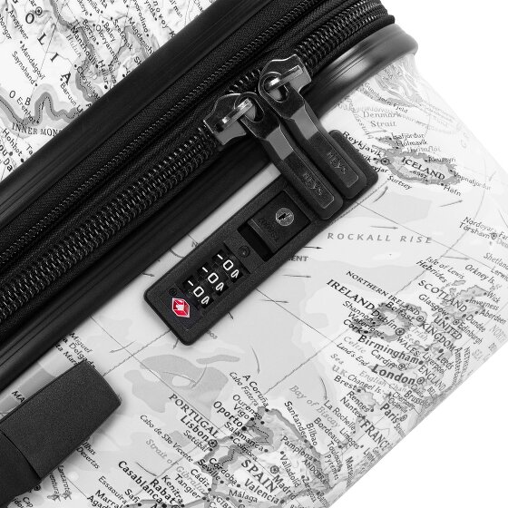 Heys Black Camo 4 ruedas Carrito M 66 cm con pliegue de expansión