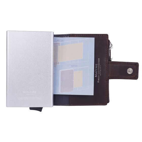 Maître Birkheim C-Four Estuche para tarjetas de crédito Protección RFID Piel 6.5 cm