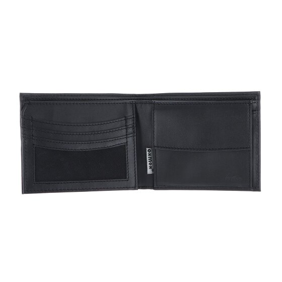 oxmox Leather Cartera Bloqueo RFID Piel natural 12 cm