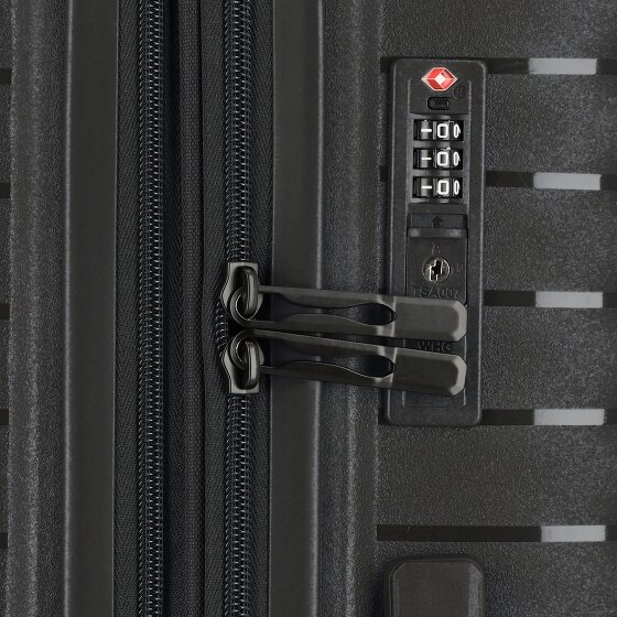 d&n Travel Line 4500 4 ruedas Juego de maletas 3 piezas con pliegue de expansión