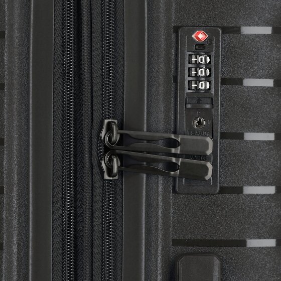 d&n Travel Line 4500 4 ruedas Juego de maletas 3 piezas con pliegue de expansión