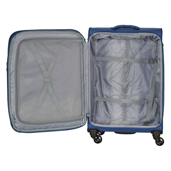 d&n Juego de maletas Travel Line 6400 de 2-4 rodillos 3pcs.