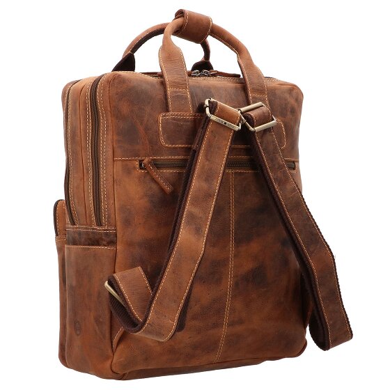 Greenburry Mochila Vintage Piel 38 cm Compartimento para portátil