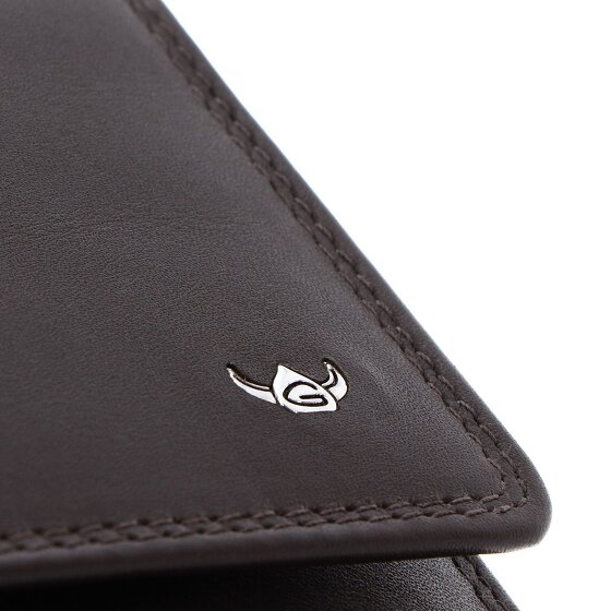 Golden Head Polo Cartera Bloqueo RFID Piel natural 14 cm