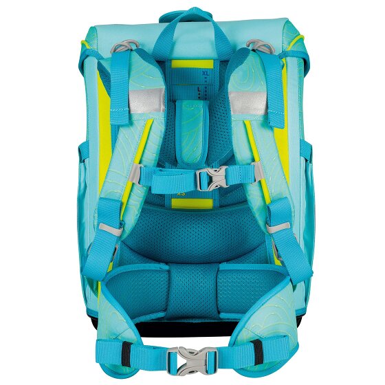 DerDieDas ErgoFlex Easy LED Juego de mochilas escolares 5 piezas