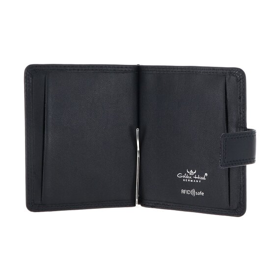 Golden Head Polo Cartera Bloqueo RFID Piel natural 10 cm