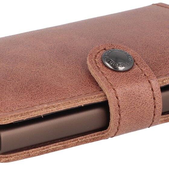 Secrid Miniwallet Vintage Estuche para tarjetas de crédito Cartera de piel RFID 6,5 cm