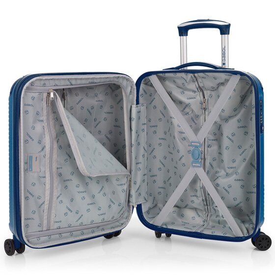 Gabol Balance XP 4 ruedas Juego de maletas 4 piezas con pliegue de expansión