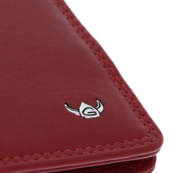 Golden Head Polo Estuche para tarjetas de crédito Bloqueo RFID Piel natural 7.5 cm