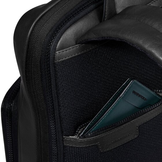 Piquadro Harper Mochila de día Piel 38 cm Compartimento para el portátil