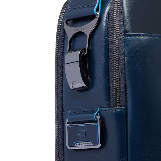 Piquadro Blue Square Maletín Piel 39 cm Compartimento para el portátil