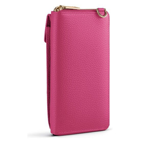 Lazarotti Bologna Cartera de piel con cremallera Funda para teléfono móvil Piel 19 cm