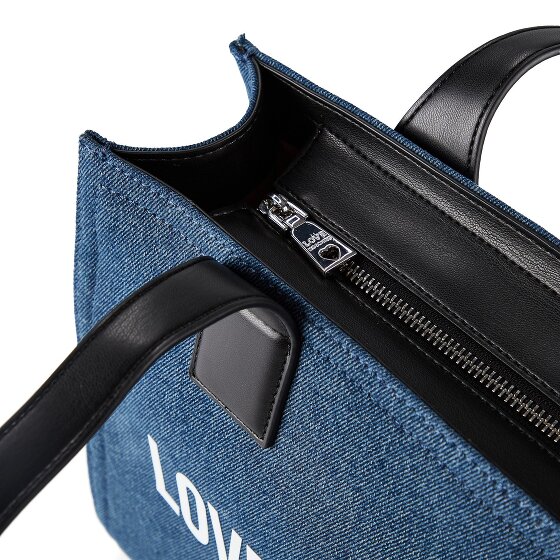 Love Moschino Denim Signature Love Bolsa de compras 35 cm