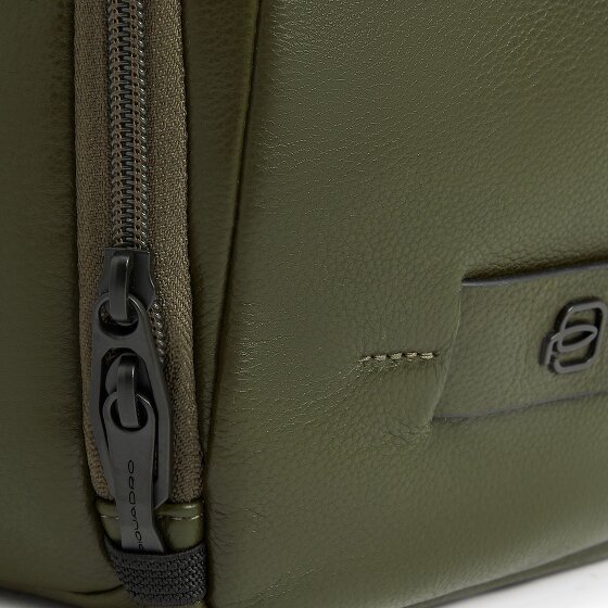 Piquadro Russell Mochila de negocios Protección RFID Piel 42 cm Compartimento para el portátil