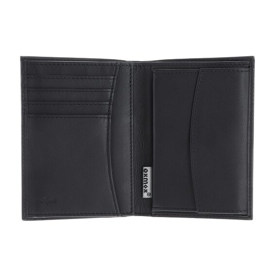 oxmox Leather Cartera Bloqueo RFID Piel natural 13 cm